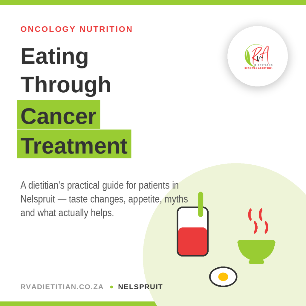 Eating Through Cancer Treatment: A Dietitian's Practical Guide for Patients in Nelspruit
